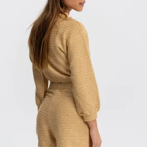 YELLOW LOUNGEWEAR SHORTS