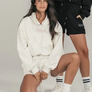 WHITE TRACKSUIT HOODIE